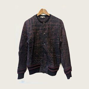 CARVEN - Knitted graphic cardigan - Sz M